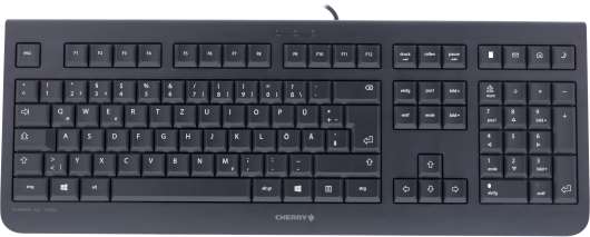 CHERRY KC1000, US layout, USB, 1,8m kabel, svart