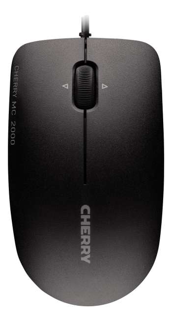 Cherry MC 2000 Corded Mouse, USB, 1600dpi, symmetrisk, svart