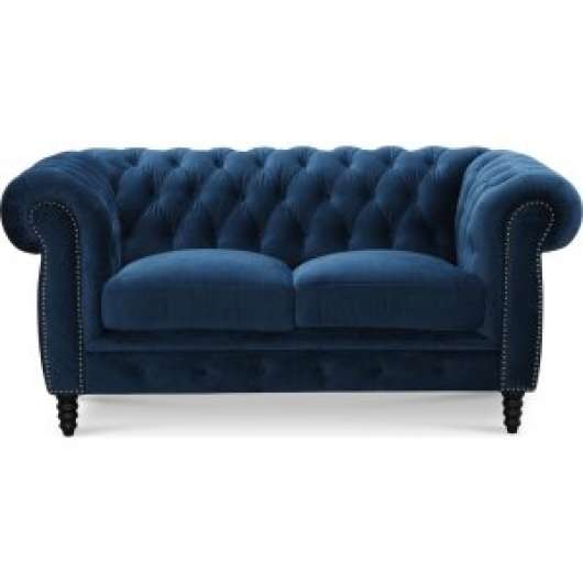 Chesterfield Cambridge 2-sits soffa sammet