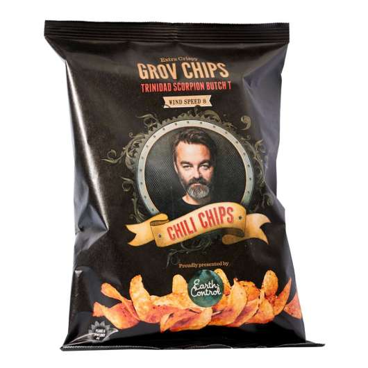 Chili Klaus Chips - Vindstyrka 8