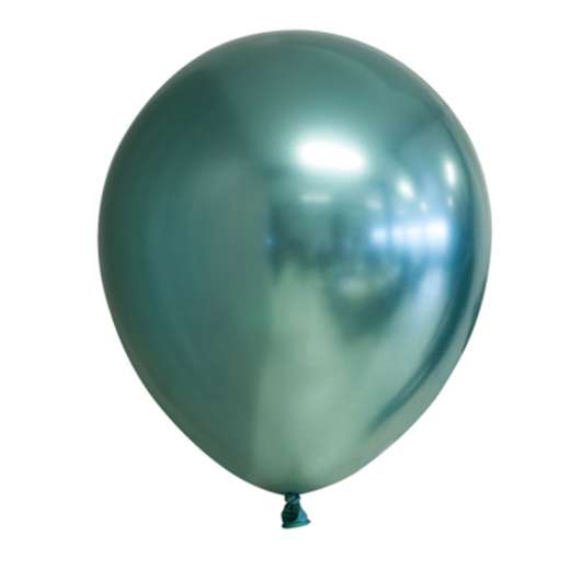 Chrome Miniballonger Grön 100-pack