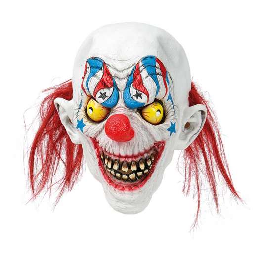 Clownmask med Tänder - One size