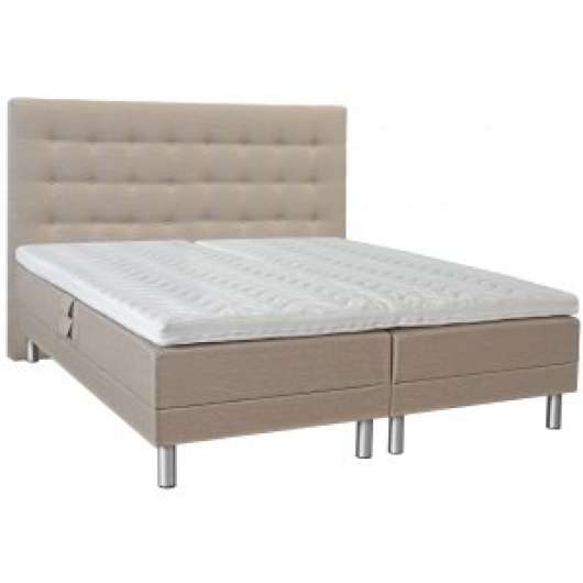 Comfort ställbar dubbelsäng med sänggavel - Valfri färg och bredd
