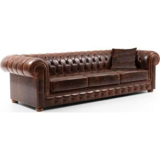 Cupon 4-sits soffa - Brun