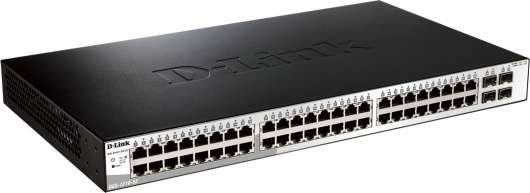 D-Link 48x 10/100/1000 Base-T ports with 4 x 1000Base-T /SFP ports