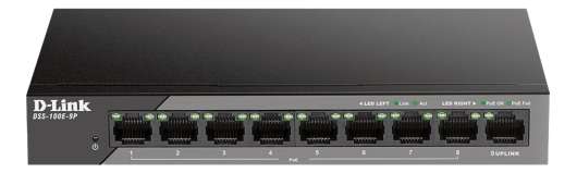 D-Link 9-Port 10/100 Unmanaged long range PoE Surveillance Switch