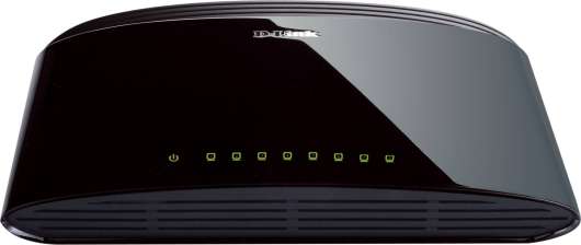D-Link switch 8x10/100Mbps, NWay, uplink, bordsm.