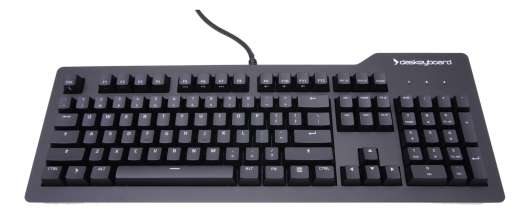 Das Keyboard Prime 13, minimalistisk design, bakrundsbelyst Cherry MX,