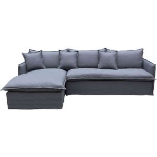 Delfi soffa med divan - Grå