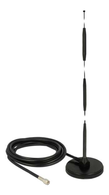 Delock GSM Antenna SMA plug 7 dBi fixed omnidirectional with magnetic