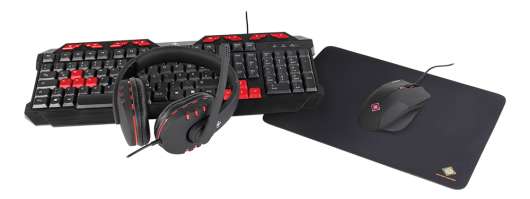 DELTACO GAMING 4-in-1 kit, German layout