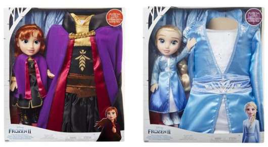 Disney Frozen 2 Toddler Doll Travel and Dress
