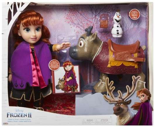 Disney Frozen 2 Toddler Doll Travel Anna and Sven