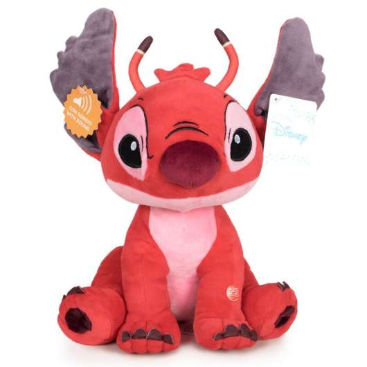 Disney Leroy Stitch soft plush toy with sound 20cm