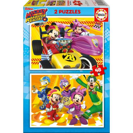 Disney Mickey and the Roadster Racers puzzle 2x48pcs