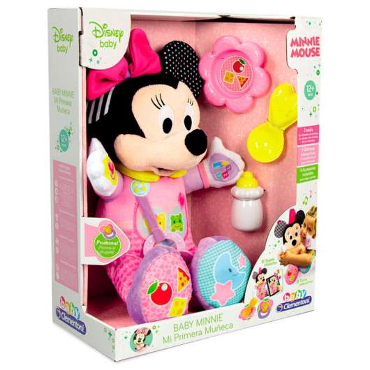 Disney Minnie My First Doll spanish interactive plush toy
