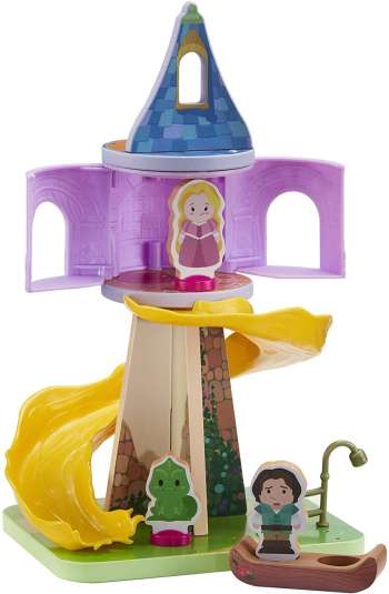 Disney Princess Wooden Rapunzels Tower & Figure Playset