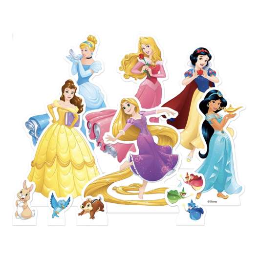 Disney Prinsessor Bordsdekorationer i Papp - 10-pack