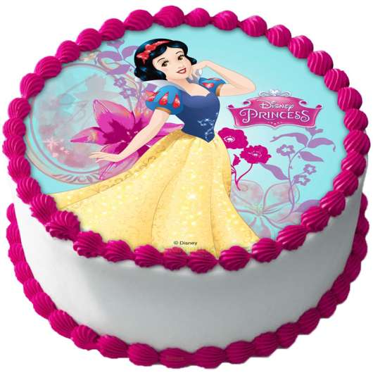 Disney Prinsessor Tårtoblat Sockerpasta A