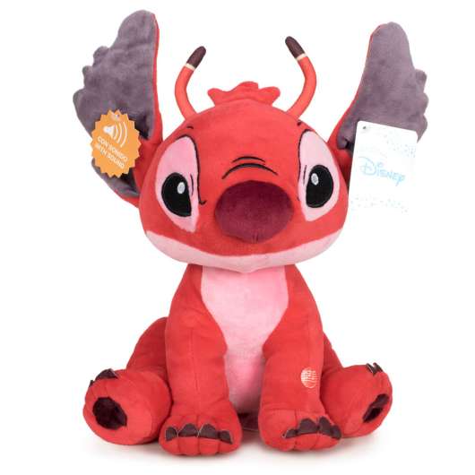Disney Stitch Leroy soft plush toy with sound 30cm