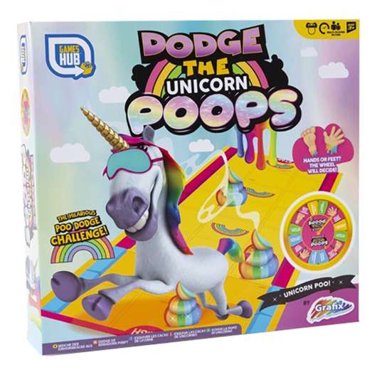 Dodge The Unicorn Poop Sällskapsspel