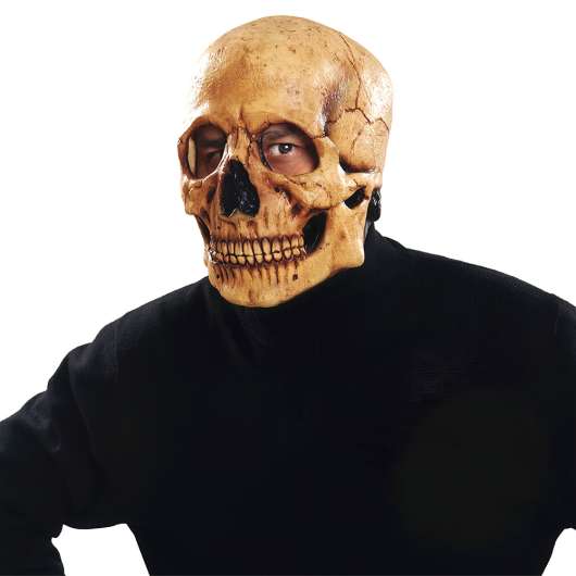 Dödskalle Halloweenmask Latex