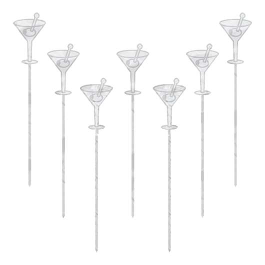 Drinkpinnar Cocktailglas - 50-pack