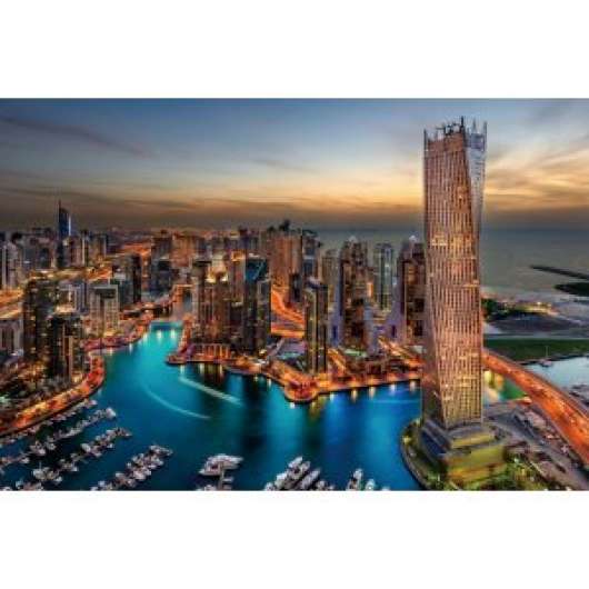 Dubai glastavla - 120x80 cm