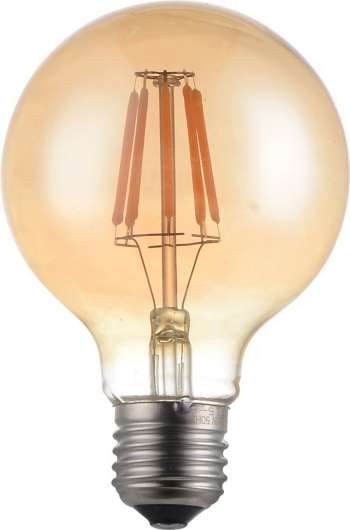 E27, 8W, LED Vintage Glödlampa, 360 graders spridning, G95
