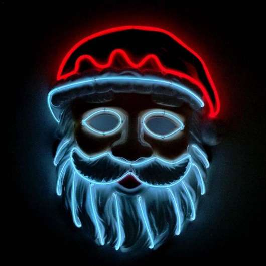 El Wire Santa LED Mask