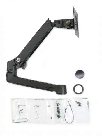 Ergotron LX Dual Stacking Arm, Extension and Collar Kit, Matte Black