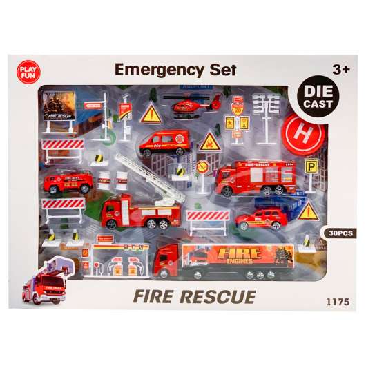 Fire Rescue Leksak Set