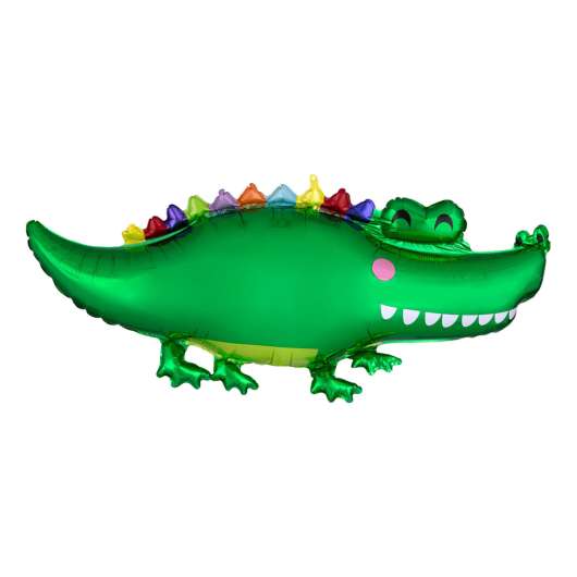Folieballong Glad Alligator Supershape - 1-pack