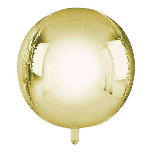 Folieballong Orbz Guld Metallic