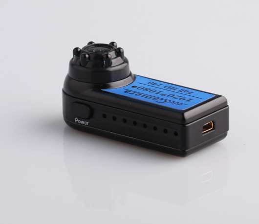 FullHD Minikamera i metall, 140°, mikrofon, IR-nightvision, rörelsedetektion