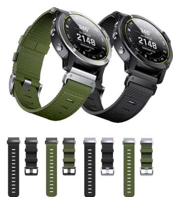 Garmin Tactic, QuickFit armband, army-green / olivgrön