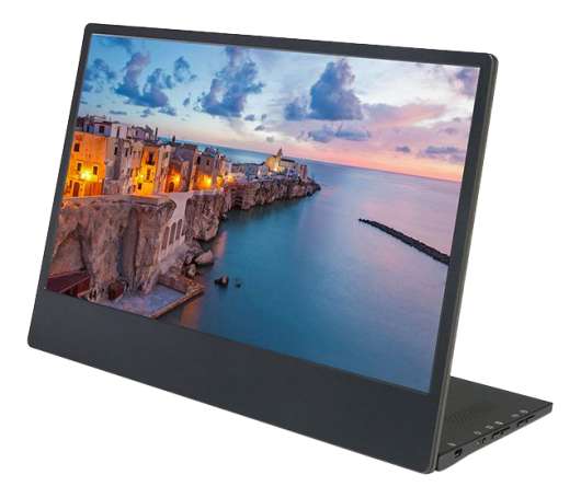 GeChic On-Lap M505E 15,6" 1080p-skärm med HDMI-loop, 15ms GTG, HDMI, USB-C, svart