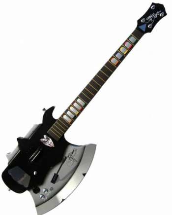 Gene Simmons Axe Guitar for PS2 PS3 & Wii