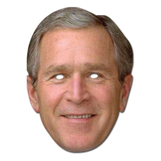 George Bush Pappmask - One size