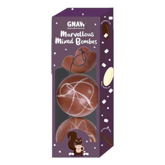 GNAW Marvellous Mixed Bombes - 3-pack