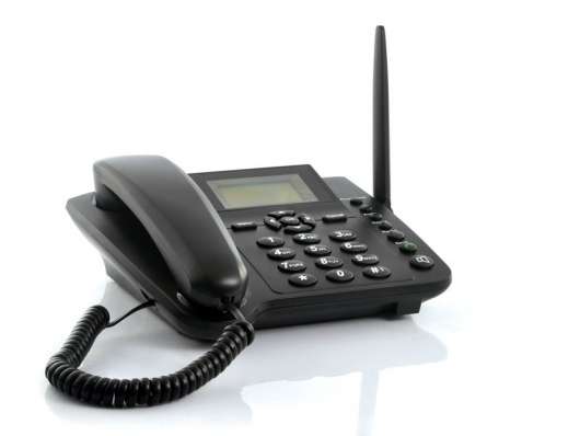 GSM bordstelefon för samtal och sms