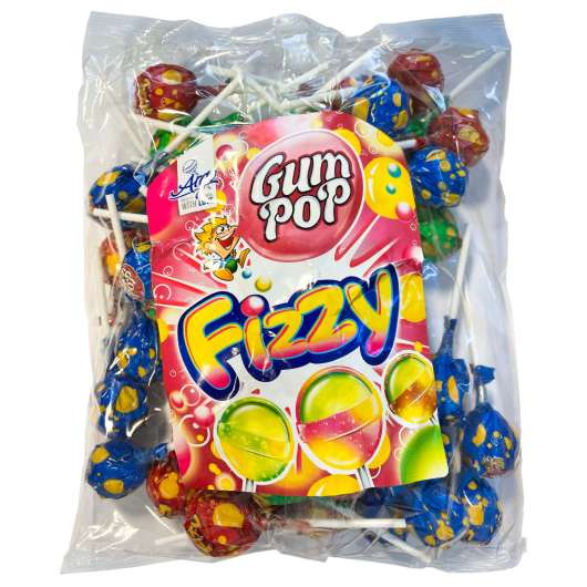 Gum Pop Fizzy Godisklubbor 48-pack