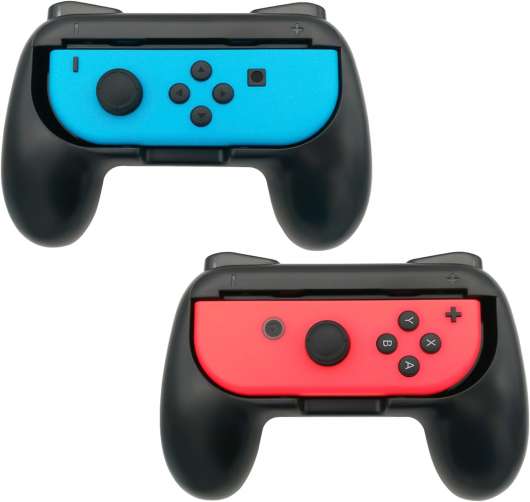Handkontroll till Nintendo Switch, Joy-Con, svart, 2-pack