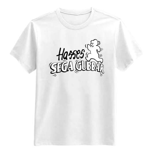Hasses Sega Gubbar T-shirt - X-Large