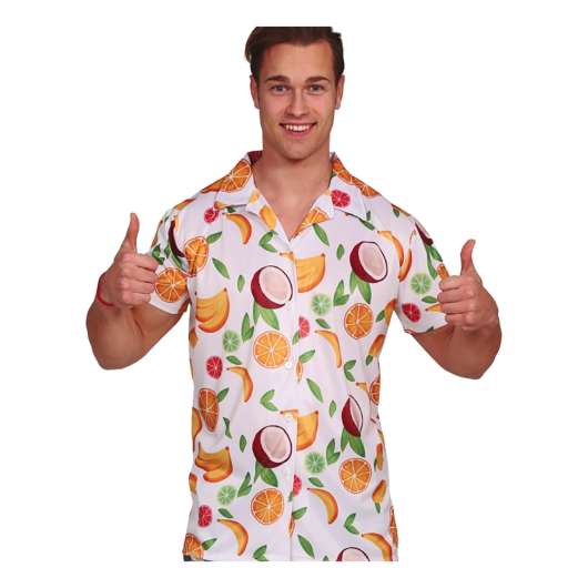 Hawaiiskjorta med Frukter - Medium