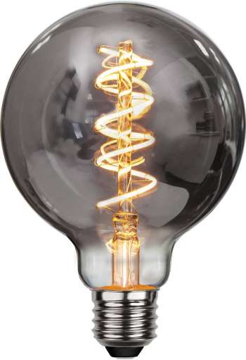 Heavy Smoke LED-Lampa, 4W, 2100K, E27, G95, flexifilament, dimmerkompatibel