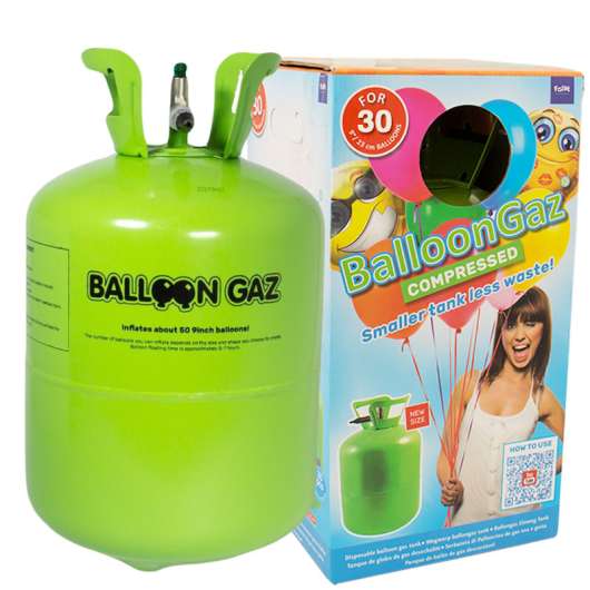 Helium På Tub Mellan till 30 Ballonger