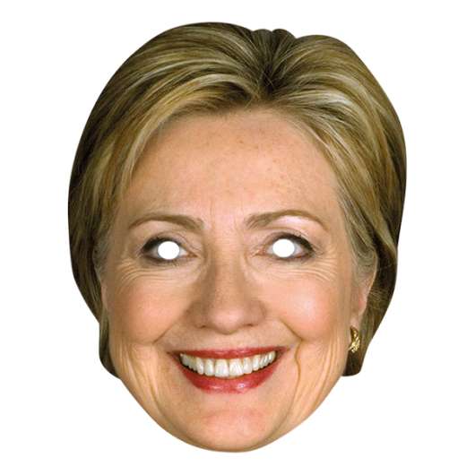 Hilary Clinton Pappmask