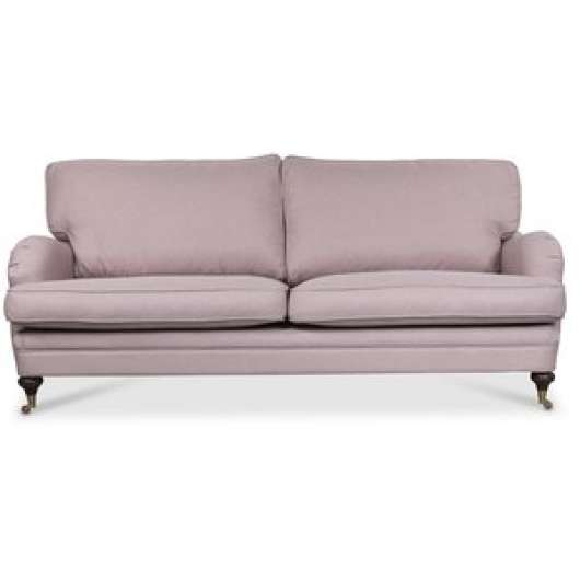 Howard London Premium 4-sits rak soffa - Rosa - 4-sits soffor
