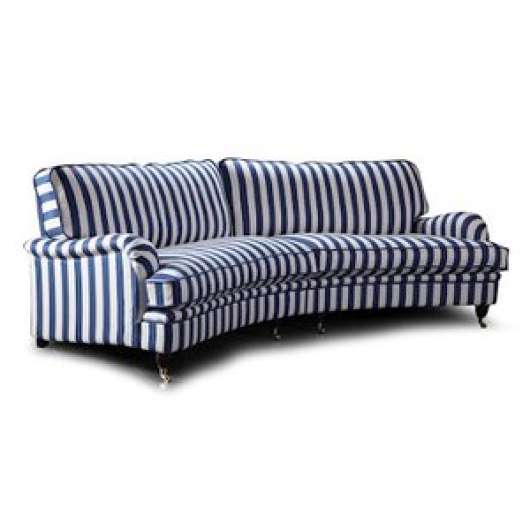 Howard Luxor XXL svängd 5-sits soffa 300 cm - Inari 94 - Mörkgrå